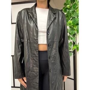 Lamb Leather coat size xl